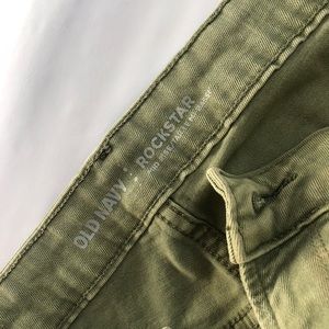 Old Navy Rockstar Olive Green Skinny Jean